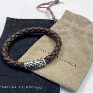 David Yurman CHEVRON RUBBER WEAVE BRACELET, 8MM